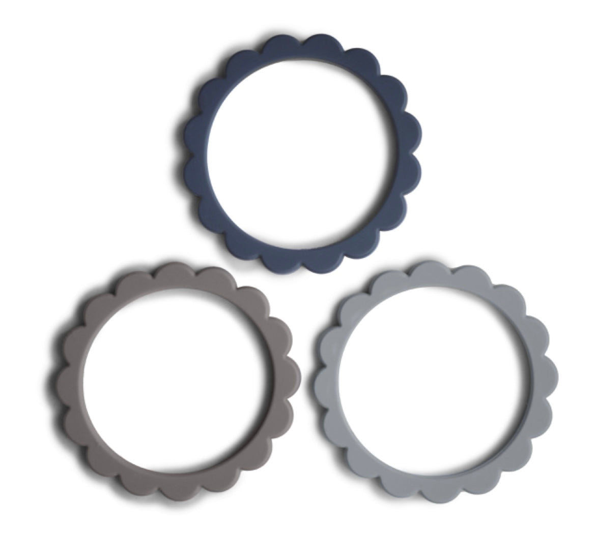 FLOWER TEETHING BRACELET || 3-PACK
