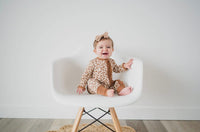 Ruffle Zipper One Piece || Leopard