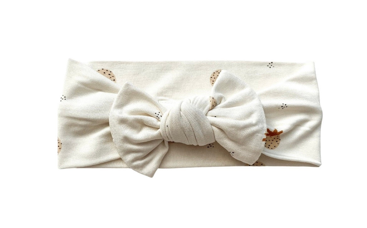 Baby Bow Headband || Boho Strawberry