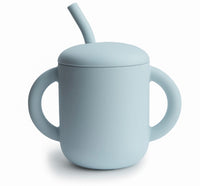 SILICONE TRAINING CUP + STRAW