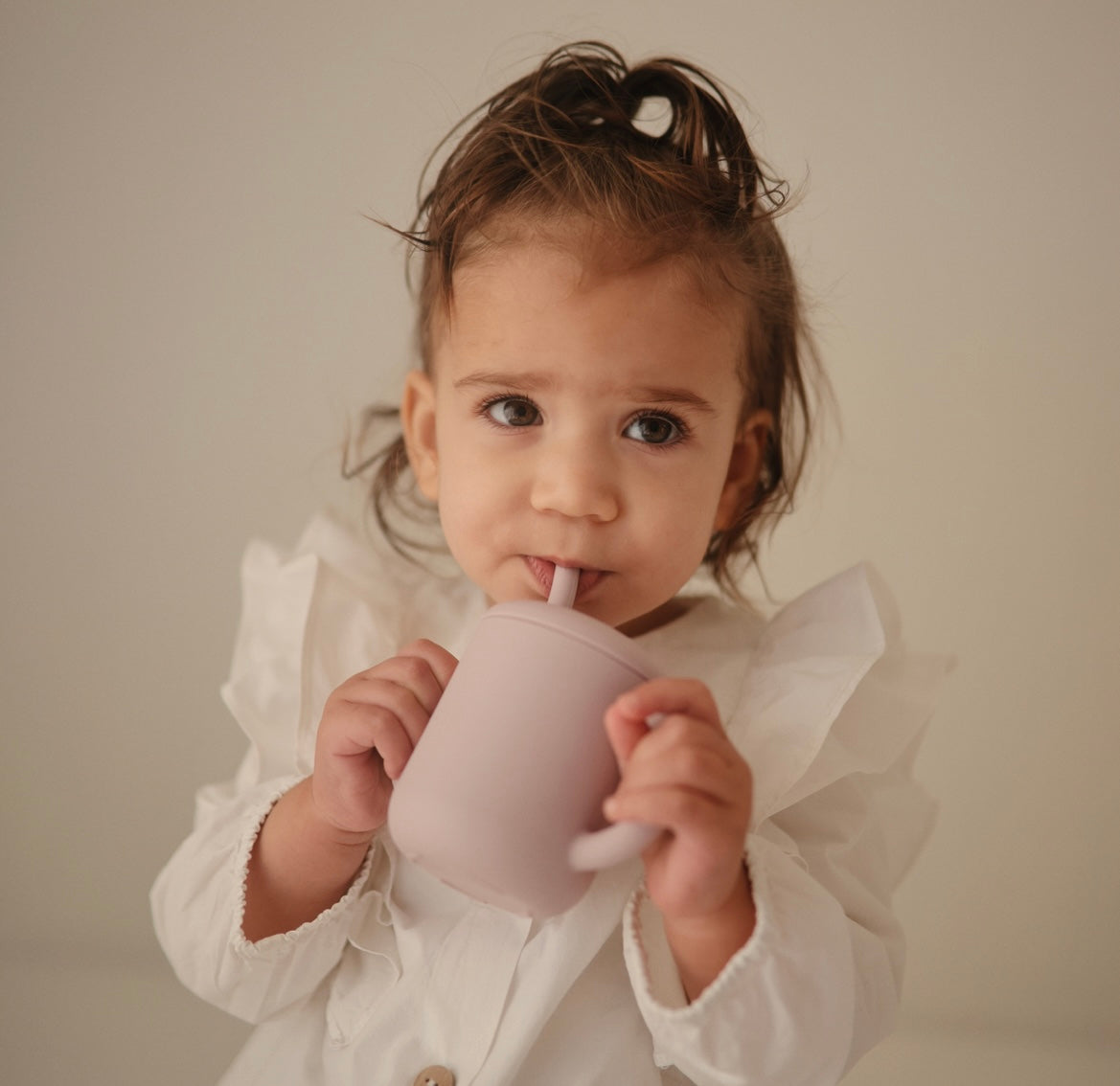 SILICONE TRAINING CUP + STRAW