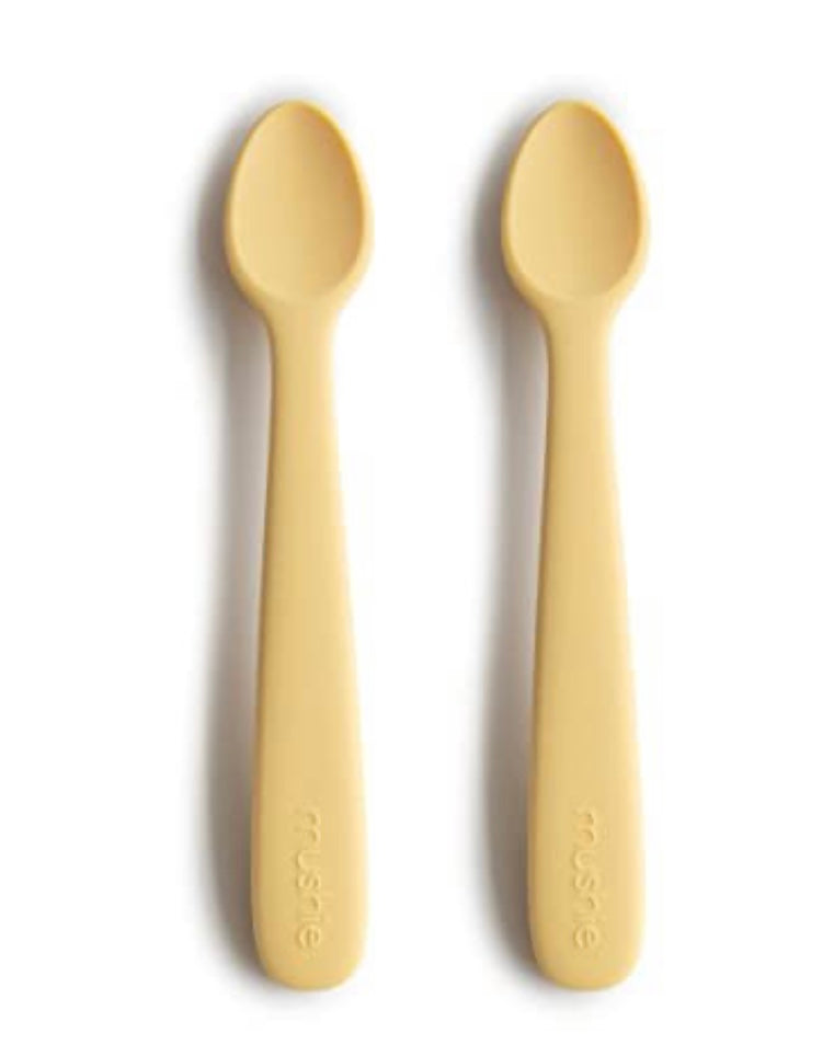 SILICONE FEEDING SPOONS || 2-Pack