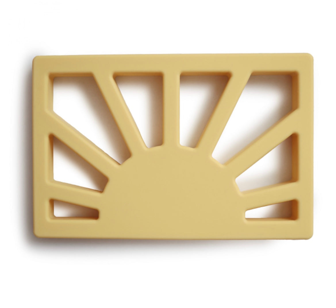SUN TEETHER || MUTED YELLOW