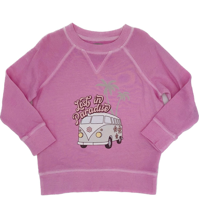 Lost in Paradise Sweatshirt || Pink