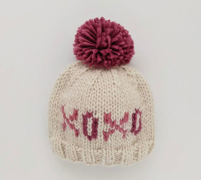 XOXO Knit Hat || Mauve