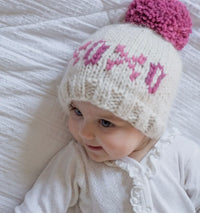 XOXO Knit Hat || Mauve