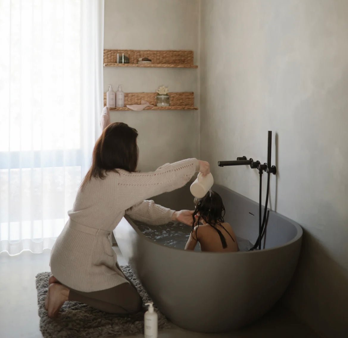 Silicone Bath Rinse Cup