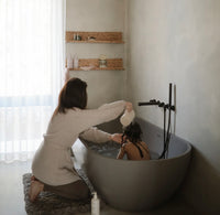 Silicone Bath Rinse Cup