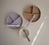 SILICONE SUCTION PLATE || DIVIDED