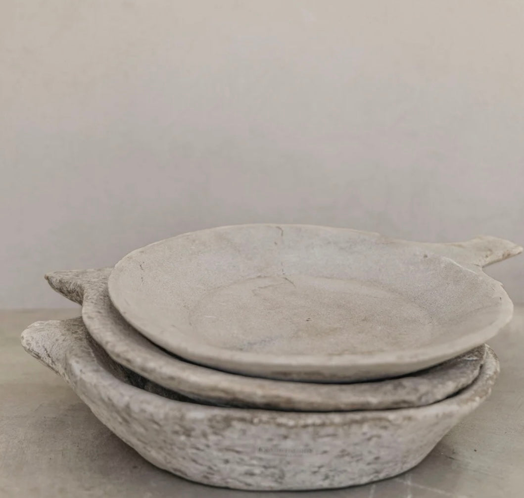 Found Vintage Marble Pan