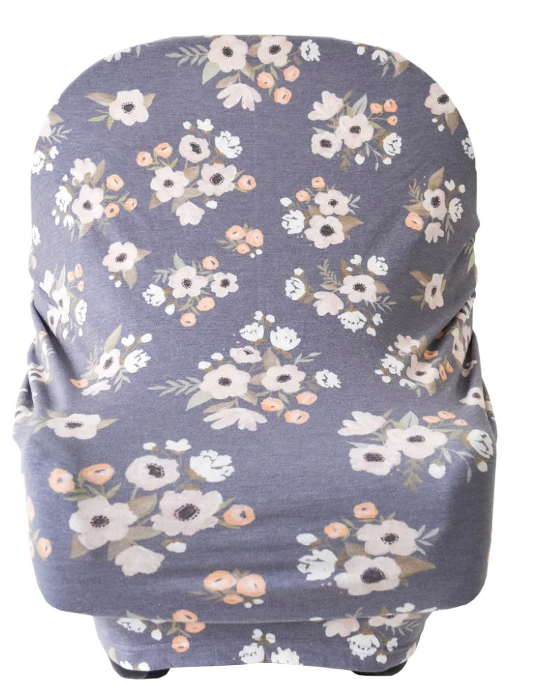 Nursing and Carseat Cover || Midnight Garden