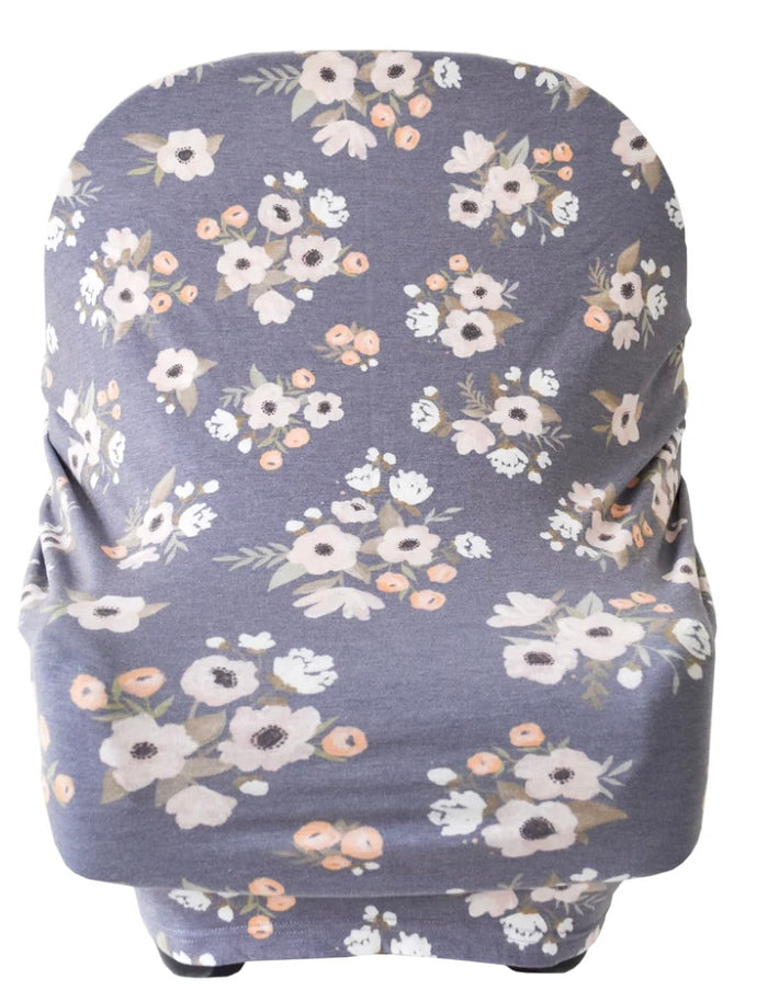 Nursing and Carseat Cover || Midnight Garden