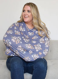 Nursing and Carseat Cover || Midnight Garden