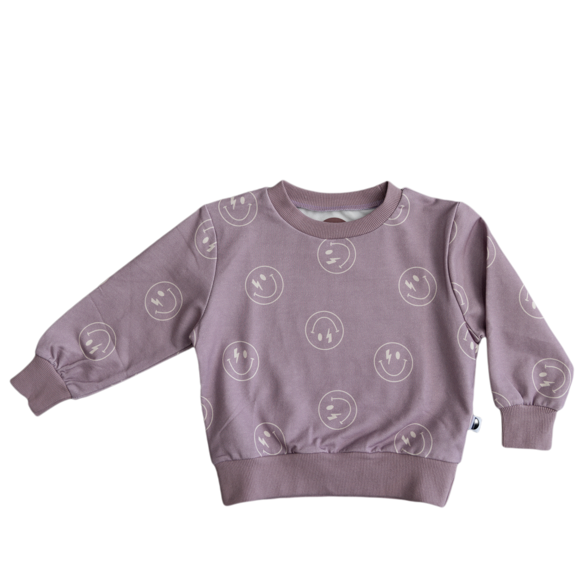 Bamboo Presley Pullover || Lavender Smiley