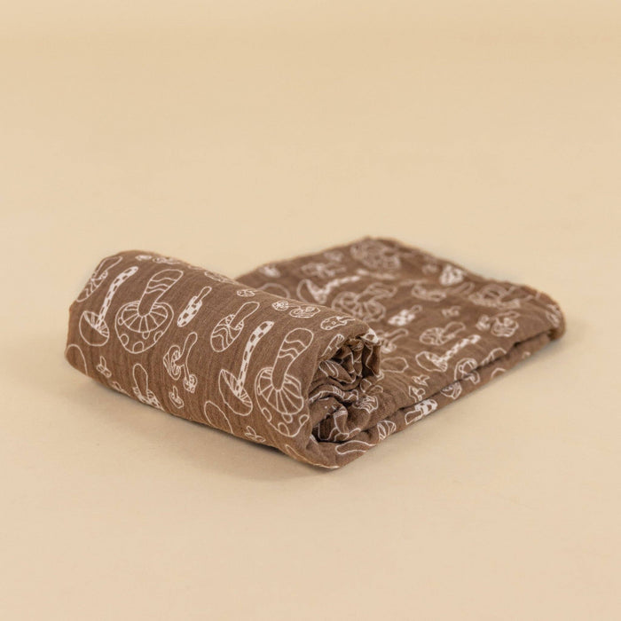 Mushroom || Muslin Swaddle