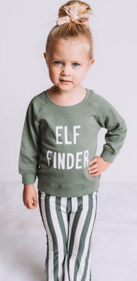Boho Bell Bottoms || Evergreen Stripe