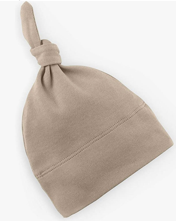 Organic Cotton Knot Hat || Truffle