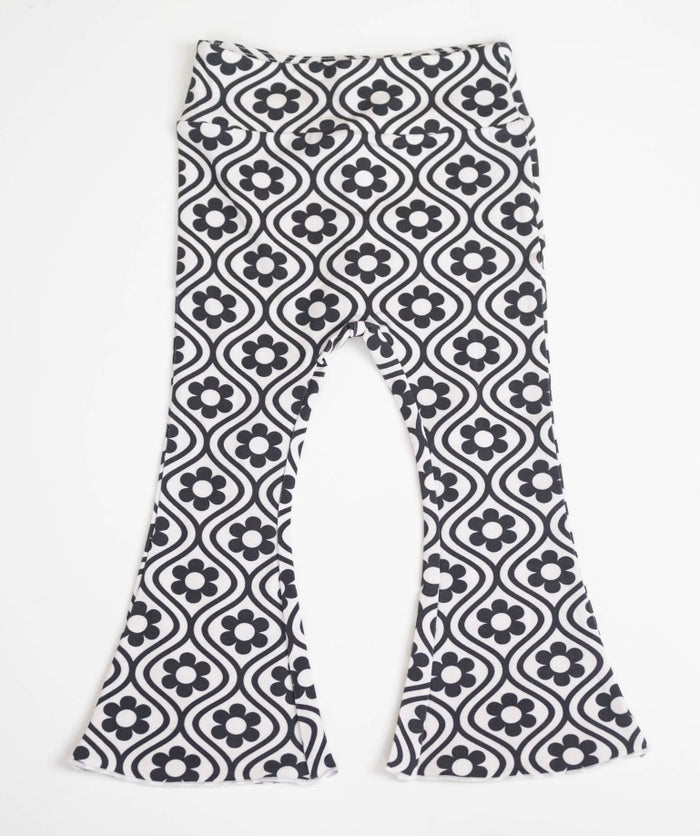 Groovy Bell Bottoms || Black + White