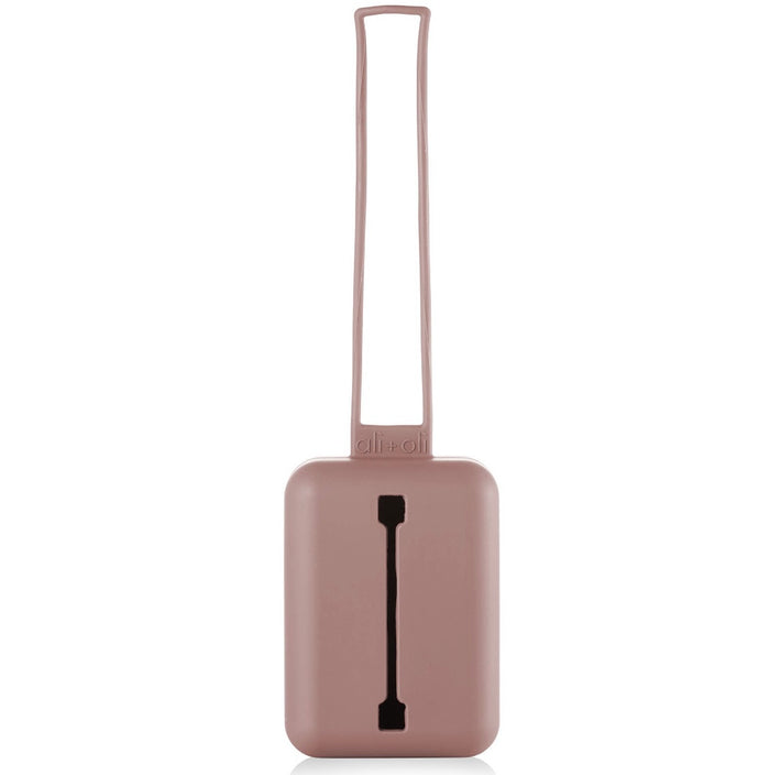 Pacifier Holder Case Pouch || Zipper-less Edition in Tan