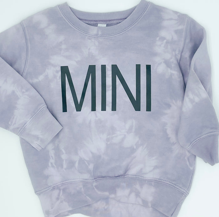 MINI Sweatshirt || Rhapsody Purple Tie Dye