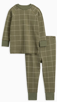 Organic Cotton Long Sleeve Jammies || Basket + Forest