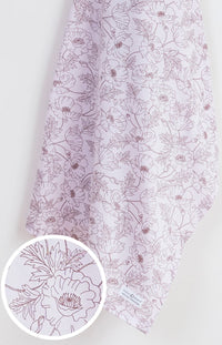 Organic Cotton Swaddle || Poppy Floral + Lavender