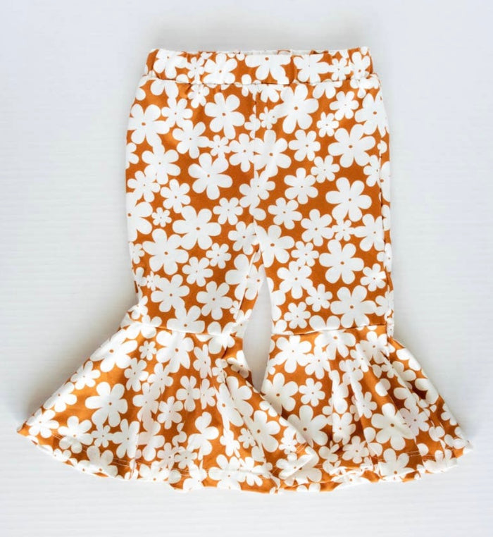 Pleated Bell Bottoms || Flower Child