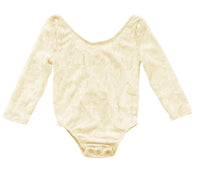 Lace Leotard || Ivory