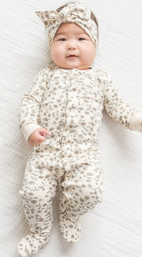 Organic Cotton Footed Sleeper || Pip Vine + Truffle