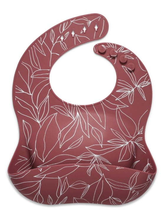 Silicone Baby Bib || Foliage