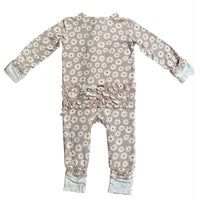 Bamboo Ruffle Zipper One Piece || Dusty Daisy