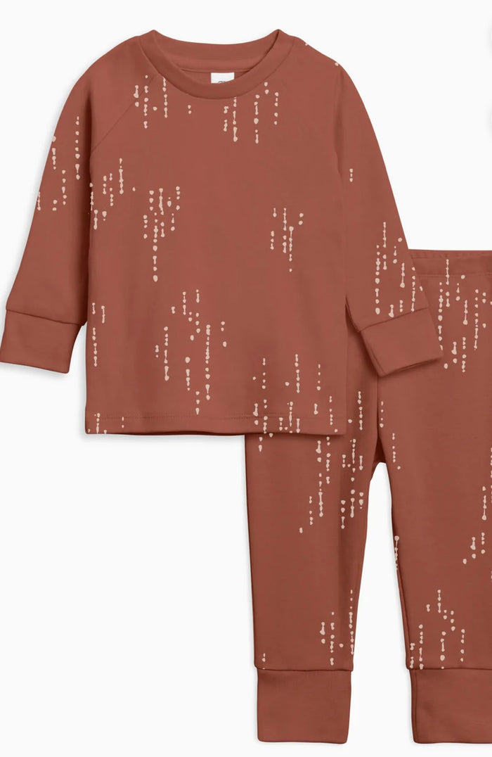 Organic Cotton Long Sleeve Jammies || Rocco + Cedar