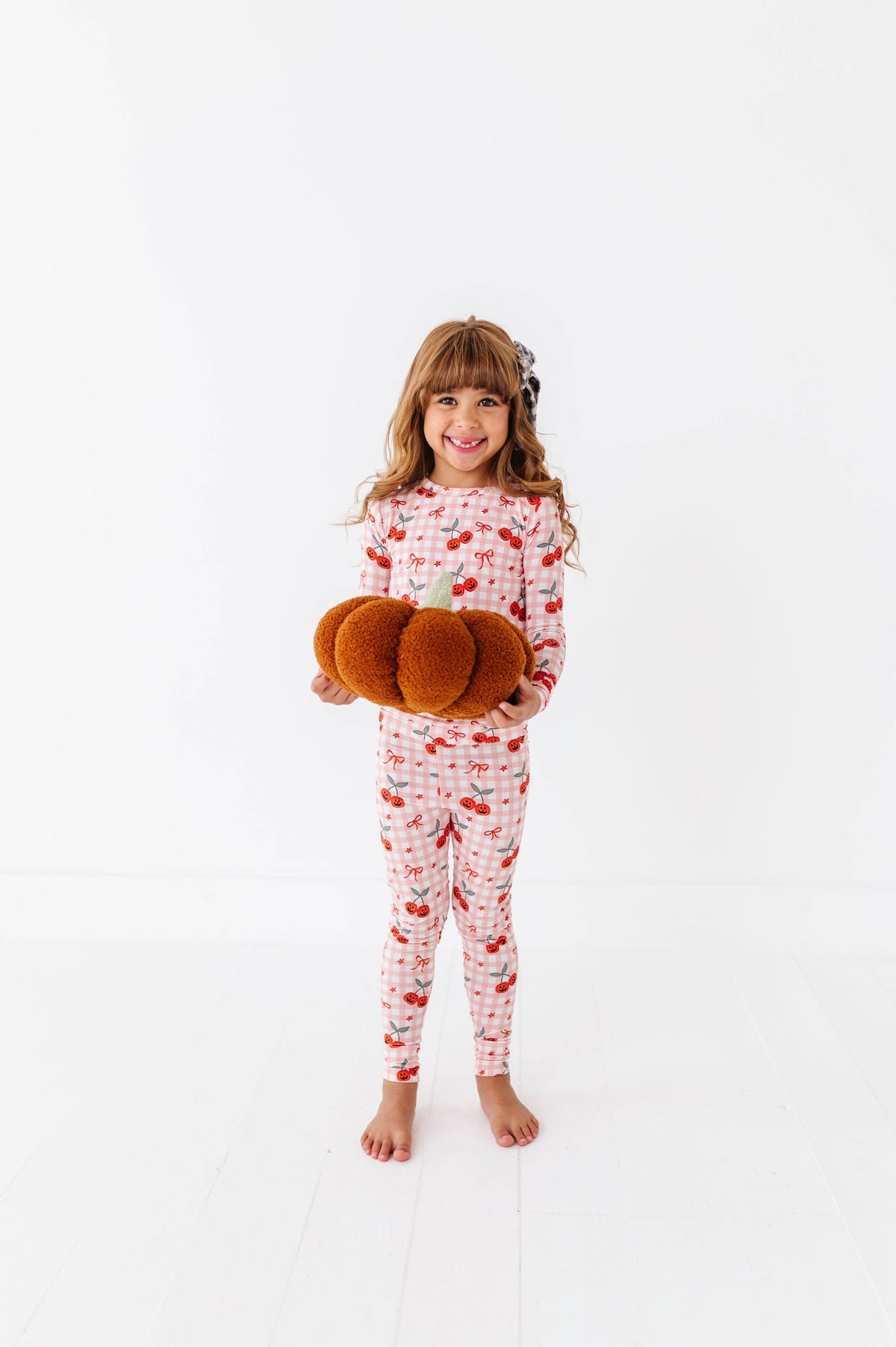 Pumpkin Cherry Kids Pajamas: 7/8Y