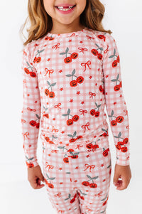 Pumpkin Cherry Kids Pajamas: 3T