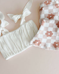 Flare Set | Latte Daisy: 0-3M