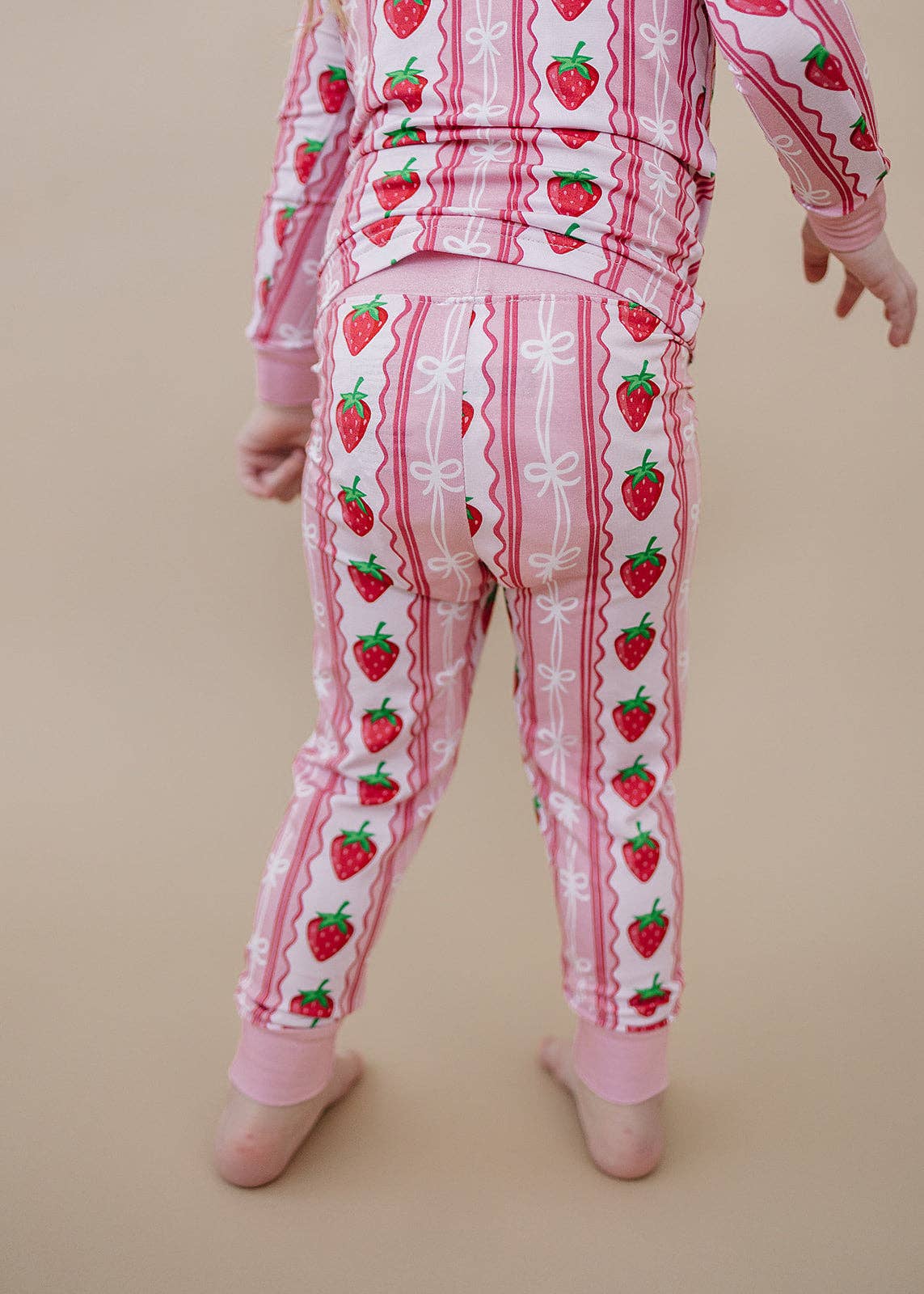 Bamboo Two Piece Set | Strawberry: 6-7Y