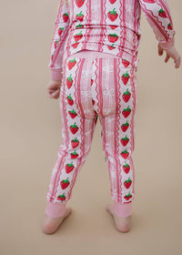 Bamboo Two Piece Set | Strawberry: 6-7Y