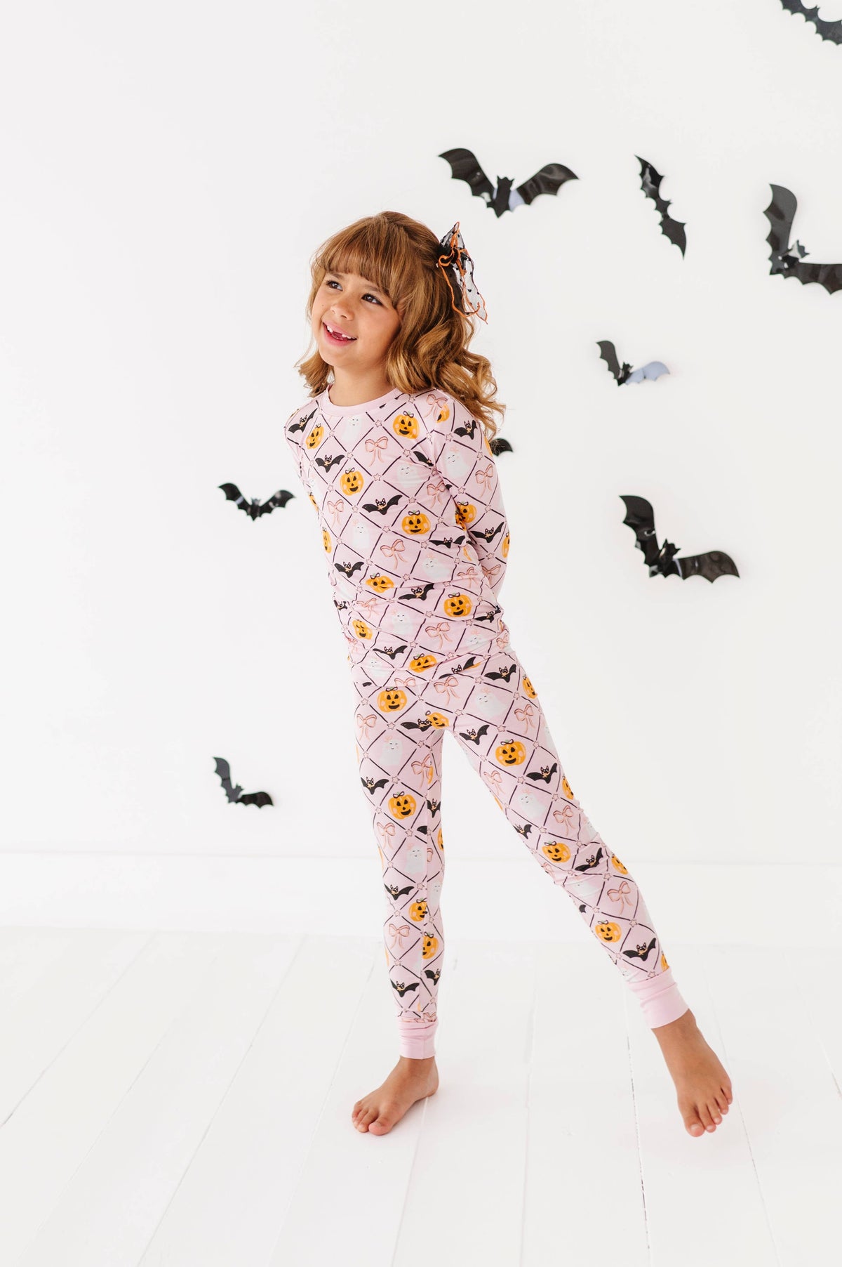 Bows & Boos Kids Pajamas: 9/10Y