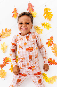 Harvest Hayride Kids Pajamas: 7/8Y