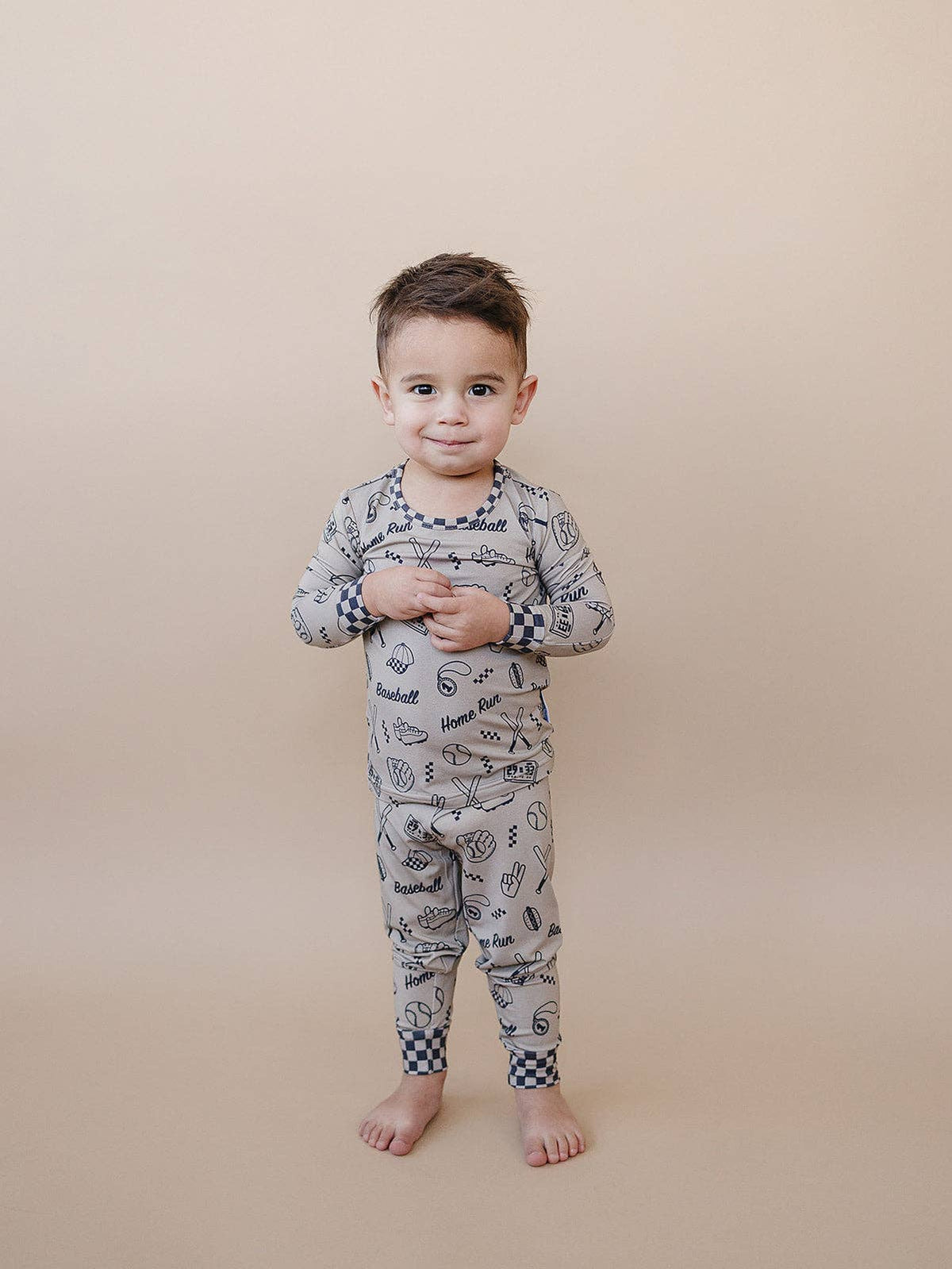 Bamboo Two Piece Set | Home Run: 3T