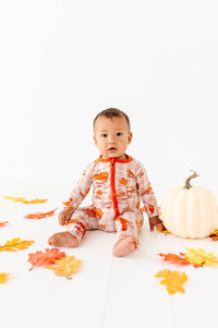 Harvest Hayride Convertible Footies: 3-6 Months