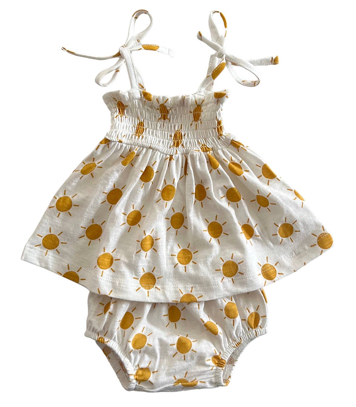 Sun / Organic Smocked Set (Baby - Kids): 0-3M