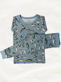 Fish Two Piece Pajama: 3T