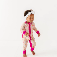In My Bestie Era Ribbed Convertible Footies: 18-24 Months