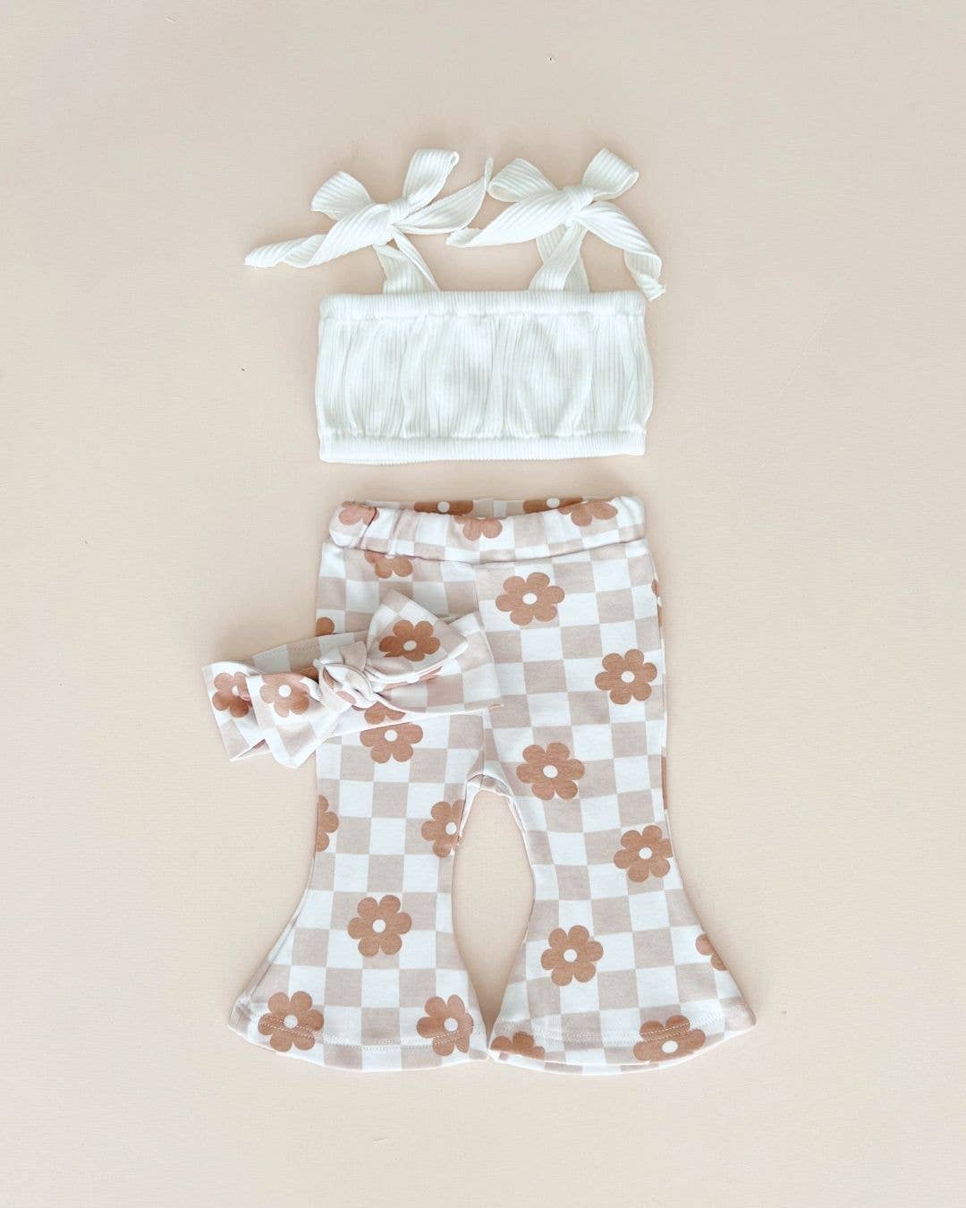 Flare Set | Latte Daisy: 12-18M