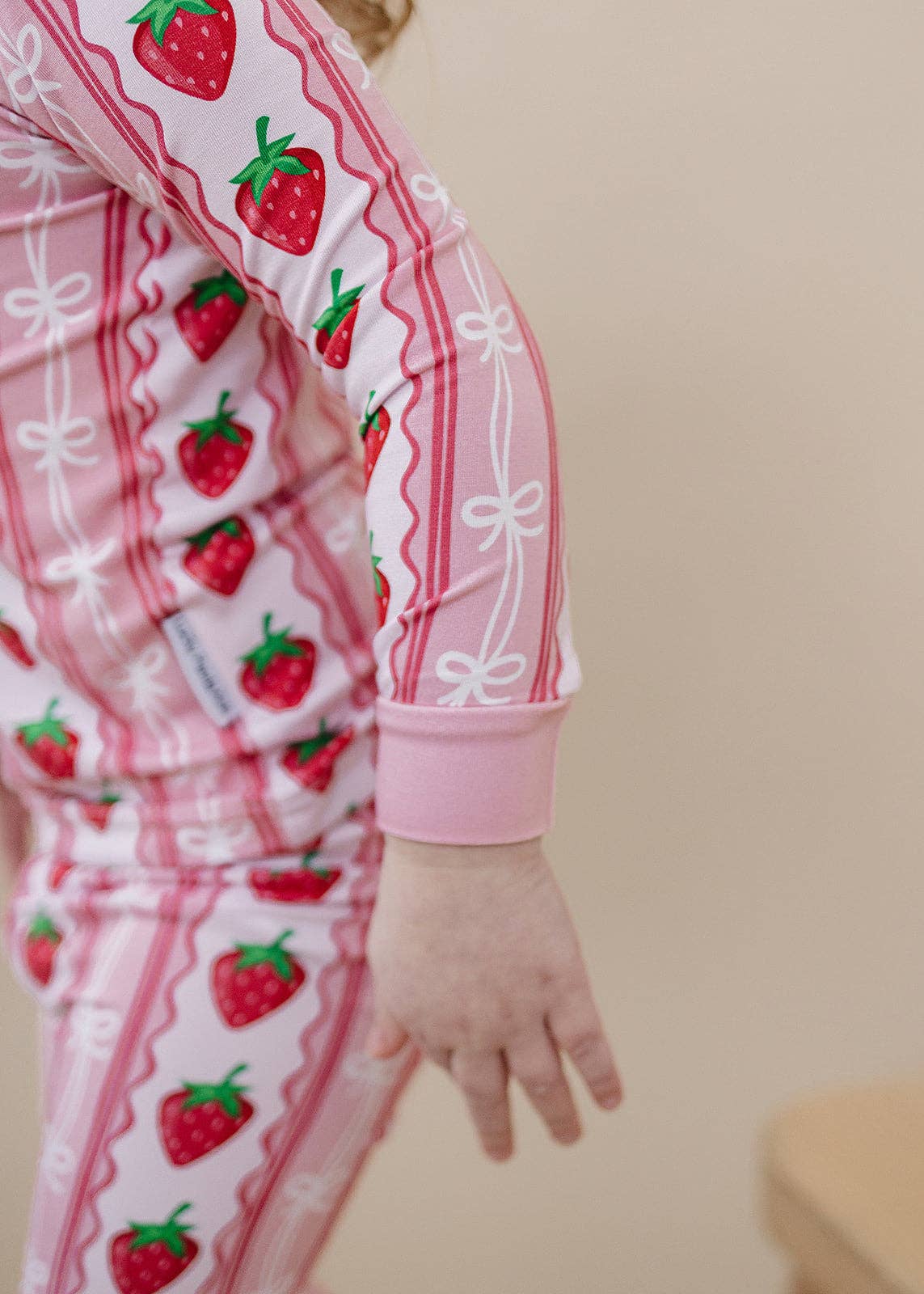 Bamboo Two Piece Set | Strawberry: 3T