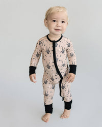 Halloween Bamboo Zip Romper | Spooky Vibes: 18-24M