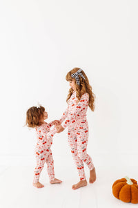 Pumpkin Cherry Kids Pajamas: 9/10Y