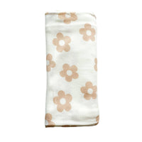 Bamboo Stretch Swaddle - Blush Daisy: Swaddle Only