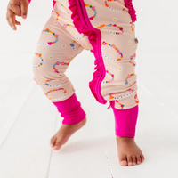 In My Bestie Era Ribbed Convertible Footies: 2T